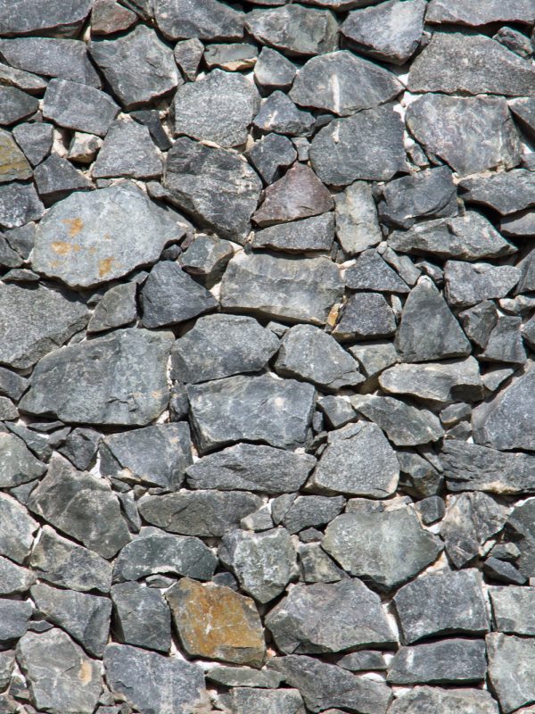 Grey natural stone wall
